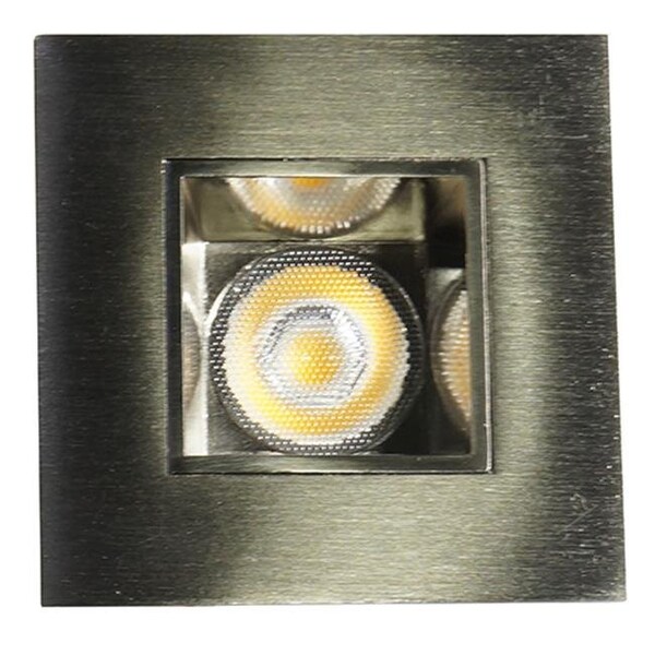 Nicor Lighting Nicor Lighting DQR2-10-120-3K-NK 2 in. Square LED Downlight; Nickel - 3000K DQR2-10-120-3K-NK - main